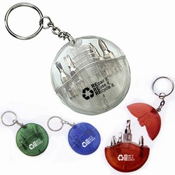 AI-prg014-09- Recycling 2" Keyring tool kit, Recycling Incentive, Recycling Promotional Ideas, Recycling Promo Gifts, Recycling Gifts for Tradeshows, recycling ad specialties