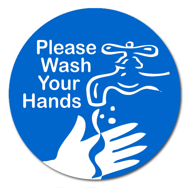 Wash your hands decal  nurse decal