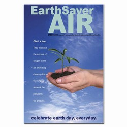 airp166 - Air Quality Poster, Clean Air Posters, Clean Air Plackards, Clean Air Signs, Air Quality Signs, Air Leak Signs, Air Leak Information, Air Quality Information