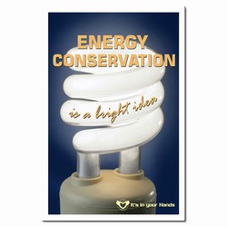 EP213 - Energy Conservation Poster, Energy Conservation Plackard, Energy Conservation Sign, Save Energy Sign, Energy Waste Sign, Energy Savings Sign Energy Conservation Bulletin, Energy Conservation Posters