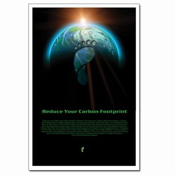 PRG001-01 - Reduce Your Carbon Footprint Poster
