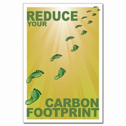 PRG001-02 - Reduce Your Carbon Footprint Poster