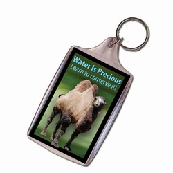 AI-PRG0011-CW2 Camel Water Conservation Keychain, Water Incentive, Water Promotional Ideas, WAter Conservation Promo Gifts, water Gifts for Tradeshows, water ad specialties