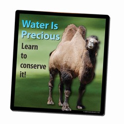 AI-PRG0011-CW4 - Camel Water Conservation Mousepad, Water Conservation Incentive, Water Promotional Ideas, WAter Promo Gifts, WAter Gifts for Tradeshows, Water ad specialties