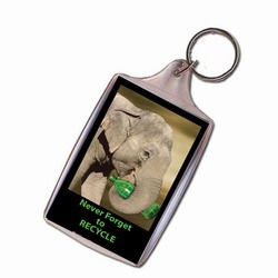 AI-PRG0011-ER2 Elephant Recycling Keychain