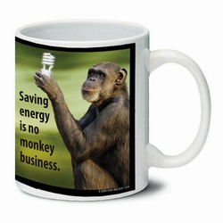 AI-PRG0011-ME5 Monkey Ceramic Mug 11oz.