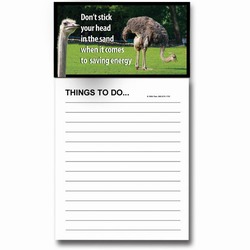 AI-PRG0011-OE6 - Ostrich Magnet Notepad