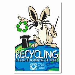 AI-PRG005-01 - Rabbit Recycling Poster