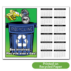 AI-RC-2 Recycling 1 page 2011 Calendar - 11" x 8-1/2"
