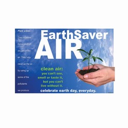 AI-airban002 - Air Quality Banner, Safety Notice Poster, Safety Reminder Poster, Safety Placard, Safety Help Poster, Safety Notification Poster
