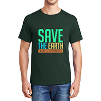 AI-edev1100 - Earth Day T-shirt, Earth Day Incentive, Earth day Ideas, Earth Day Promo Gifts, Earth Day ad specialties, Earth Day gifts