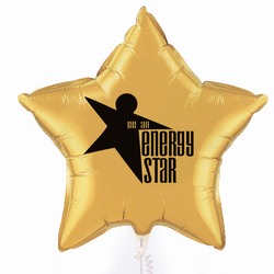 eh023 - Energy Conservation 36"Microfoil Star Balloon , Energy Conservation Sticky Lightbulb Notepad. 2 x 3.5. 50 sheet. Think Energy EfficiencyEnergy Conservation Handouts, Energy Conservation Gift, Energy Conservation Incentive