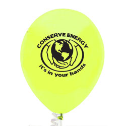 eh023-05 - Energy Conservation 11" Latex Balloon, Energy Conservation Sticky Lightbulb Notepad. 2 x 3.5. 50 sheet. Think Energy EfficiencyEnergy Conservation Handouts, Energy Conservation Gift, Energy Conservation Incentive