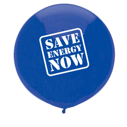 eh023-06 - Energy Conservation 17" OUTDOOR Balloon, Energy Conservation Sticky Lightbulb Notepad. 2 x 3.5. 50 sheet. Think Energy EfficiencyEnergy Conservation Handouts, Energy Conservation Gift, Energy Conservation Incentive