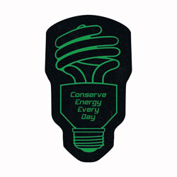 AI-ehdsk142 - Energy Handout Jar Opener, Energy Conservation Coaster with Atlas Saving the World. Energy Conservation Handouts, Energy Conservation Gift, Energy Conservation Incentive