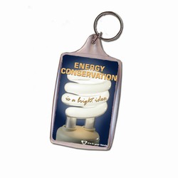 eh313-02 - Energy Conservation Key Ring, Energy Conservation Handouts, Energy Conservation Gift, Energy Conservation Incentive