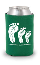 AI-ehmug350 - Reduce Your Carbon Footprint Coolie Can Cover, Recycling Incentive, Recycling Promotional Ideas, Recycling Promo Gifts, Recycling Gifts for Tradeshows, recycling ad specialties