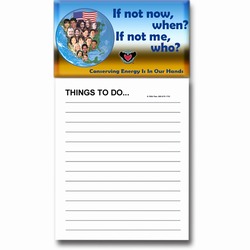 eh007 - Energy Conservation Magnet Notepad, Energy Conservation Handouts, Energy Conservation Gift, Energy Conservation Incentive