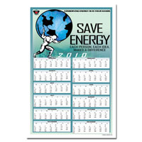 AI-ep268 Energy Conservation Calendar Poster