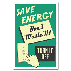 AI-ep457 - Save Energy Poster