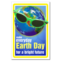 AI-ep459 - Earth Day Bright Future Poster