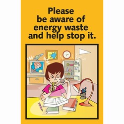 eschp1000-1 Energy Conservation School Poster, Energy School Handouts, Energy Conservation School Items, Energy Conservation School Ideas
