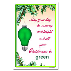 AI-hp501 - Green Holiday Conservation Poster