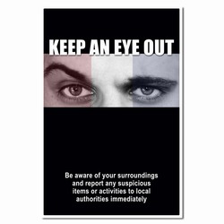 hsp277 - Homeland Security Poster, home security awareness, homeland security signs, homeland security awareness