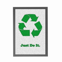 AI-prg003-06 - Just Do It Recycling Mat, Recycling Promotional Ideas, Recycling Promo Gifts, Recycling Gifts for Tradeshows, recycling ad specialties