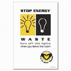 AI-prg008-02 - Energy Conservation Poster, Energy Conservation Shut Off Lights PosterEnergy Conservation Plackard, Energy Conservation Sign, Save Energy Sign, Energy Waste Sign, Energy Savings Sign Energy Conservation Bulletin, Energy Conservation Posters