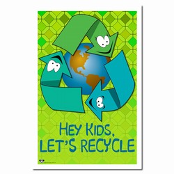 AI-prg012-01 - Recycling Poster, Recycling placard, recycling sign, recycling memo, recycling post, recycling image, recycling message