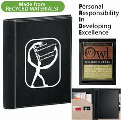 qh098 - Quality Process 51% Recycled Journal, Energy Conservation Handouts, Energy Conservation Gift, Energy Conservation Incentive