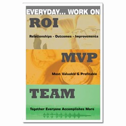 AI-qp327 - Everyday Work On Roi MVP TEAM Quality Process Poster