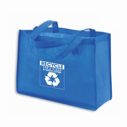 AI-rhbag028-2 - Recycling Polypropylene Tote - Recycling Brown Paper Shopping Bag 8" x 10", Recycling Incentive, Recycling Promotional Ideas, Recycling Promo Gifts, Recycling Gifts for Tradeshows, recycling ad specialties