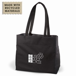 rh060-09 - Recycling Eco-Friendly Expo Tote, Recycling Promo Gifts, Recycling Gifts for Tradeshows, recycling ad specialties