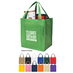 AI-rhbag070-01 Earth Day Everyday Tote Bag 15x13, Recycling Incentive, Recycling Promotional Ideas, Recycling Promo Gifts, Recycling Gifts for Trade shows, recycling ad specialties