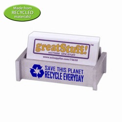 rh036-06 - Recycling Business Card Holder, Recycling Incentive, Recycling Promotional Ideas, Recycling Promo Gifts, Recycling Gifts for Tradeshows, recycling ad specialties