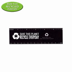 rh036-12 - Recycling 6" Ruler, Recycling Incentive, Recycling Promotional Ideas, Recycling Promo Gifts, Recycling Gifts for Tradeshows, recycling ad specialties