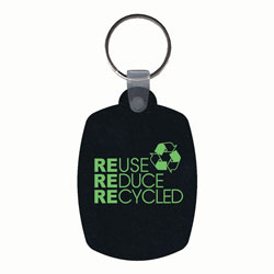 AI-rhkey081 - Reduce Reuse Recycled Tire Key Ring, Recycling Incentive, Recycling Promotional Ideas, Recycling Promo Gifts, Recycling Gifts for Tradeshows, recycling ad specialties