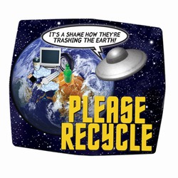 rh002-03 - Recycling Fabric MOUSEPAD 8" x 9.5", Recycling Incentive, Recycling Promotional Ideas, Recycling Promo Gifts, Recycling Gifts for Tradeshows, recycling ad specialties
