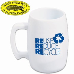 rh051-04 - Recycling Corn Mug 16oz., Recycling Incentive, Recycling Promotional Ideas, Recycling Promo Gifts, Recycling Gifts for Tradeshows, recycling ad specialties
