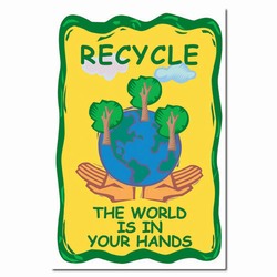 rp154 - Recycling Poster, Recycling placard, recycling sign, recycling memo, recycling post, recycling image, recycling message