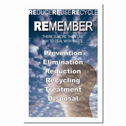 rp185 - Recycling Poster, Recycling placard, recycling sign, recycling memo, recycling post, recycling image, recycling message