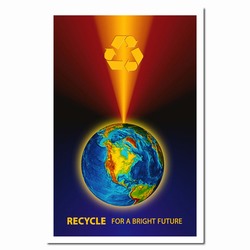 rp187 - Recycling Poster, Recycling placard, recycling sign, recycling memo, recycling post, recycling image, recycling message