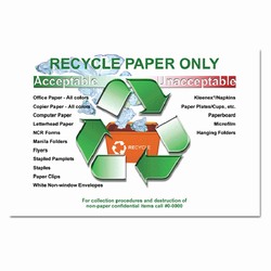rp190 - Recycling Poster, Recycling placard, recycling sign, recycling memo, recycling post, recycling image, recycling message
