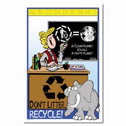 rp262 - Recycling Poster, Recycling placard, recycling sign, recycling memo, recycling post, recycling image, recycling message