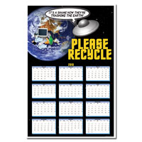 AI-rp265 Recycling Calendar Poster