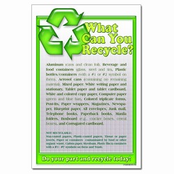 rp323 - Recycling Poster, Recycling placard, recycling sign, recycling memo, recycling post, recycling image, recycling message