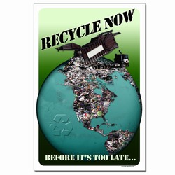 rp326- Recycling Poster, Recycling placard, recycling sign, recycling memo, recycling post, recycling image, recycling message