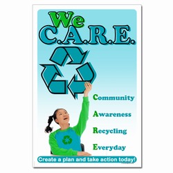 rp334 - Recycling Poster, Recycling placard, recycling sign, recycling memo, recycling post, recycling image, recycling message